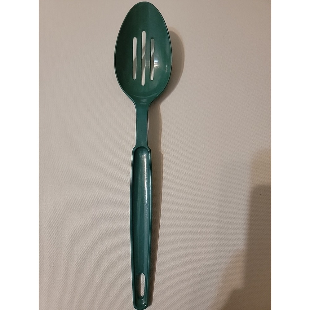 Vintage Green EKCO Slotted Nylon Spoon Kitchen Utensil